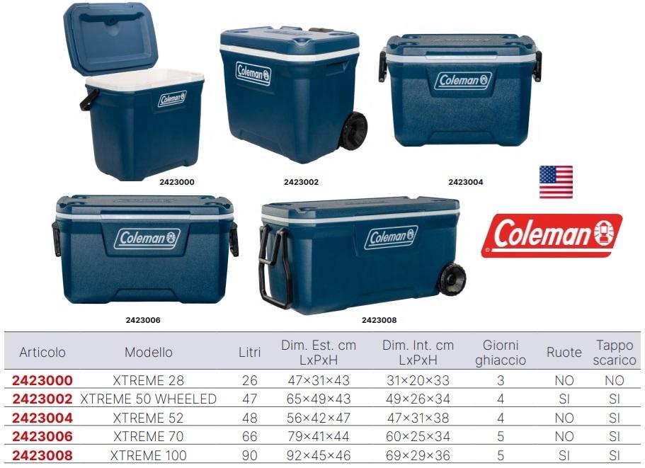 GHIACCIAIA COLEMAN 66 LITRI MODELLO XTREME  70