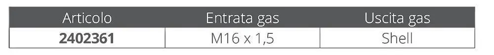 RUBINETTO PER BOMBOLA GAS