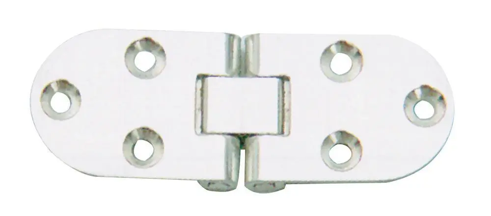 CERNIERA INOX PER TAVOLO CON ARRESTO 80 X30 mm