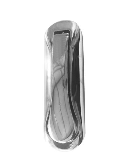 APPENDIABITO INOX A SCOMPARSA CON CHIUSURA A MOLLA