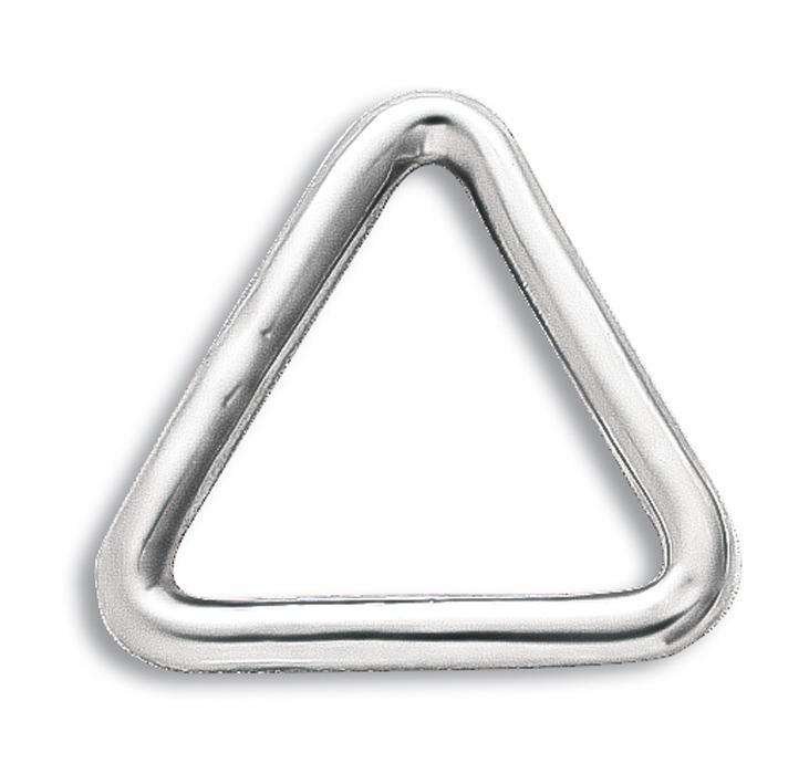 TRIANGOLO IN ACCIAIO INOX Ø MM.8X30