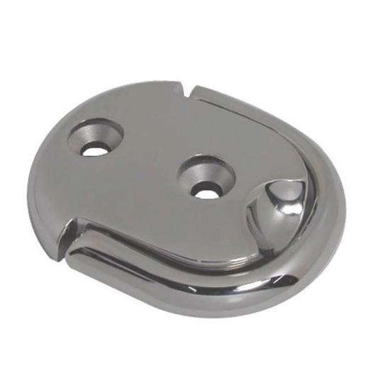 ANELLO SINGOLO PIEGHEVOLE ANTIVIBRANTE CON BASE OVALE INOX