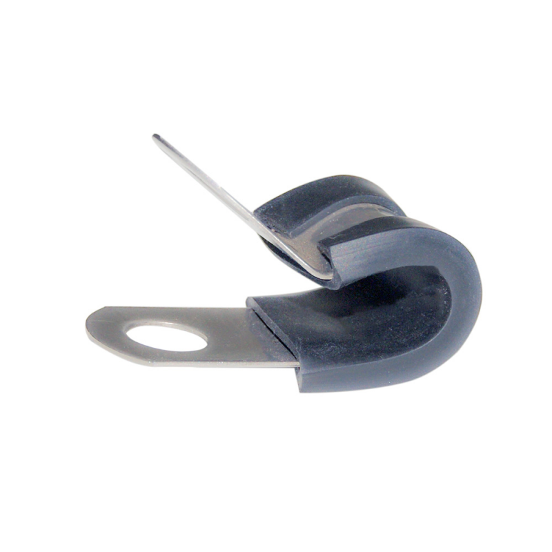 FASCETTA FERMACAVO INOX COPERTURA IN GOMMA Ø 16 mm PEZZI 100