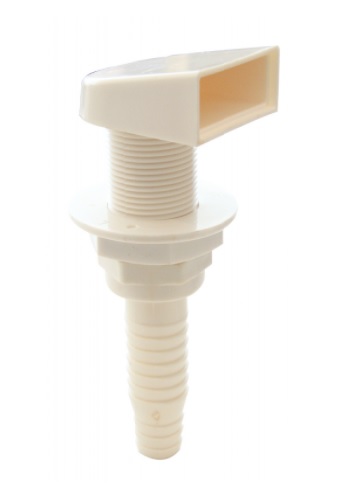 SCARICO TROPPO PIENO IN PVC PER VASCHE VIVO PORTAGOMMA 32-38