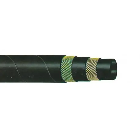TUBO PER ACQUA CALDA IN GOMMA NERO 20 METRI Ø 18 mm