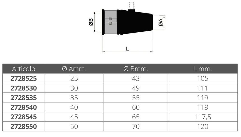 PROPELLER SHAFT EVO Ø MM.45