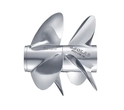 ELICA ANTERIORE SERIE C6  IN ACCIAIO INOX PER PIEDE VOLVO PENTA DUOPROP DP 280 / 290