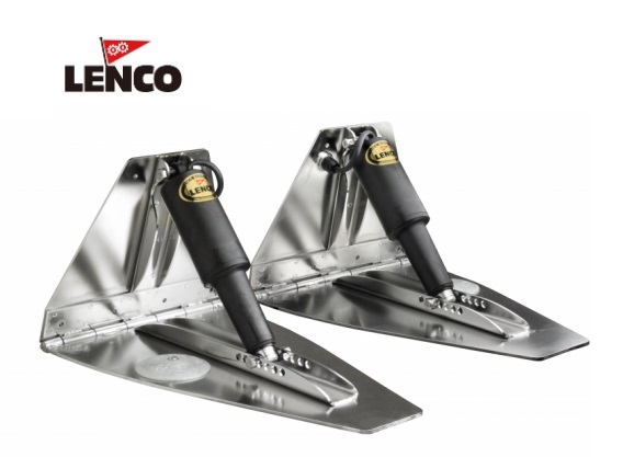 FLAP LENCO KIT CORRETTORI D'ASSETTO HP CON ALETTONI 457 X 305 mm INOX