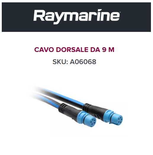 CAVO DORSALE NMEA STNG PROLUNGA 9 METRI F F RAYMARINE