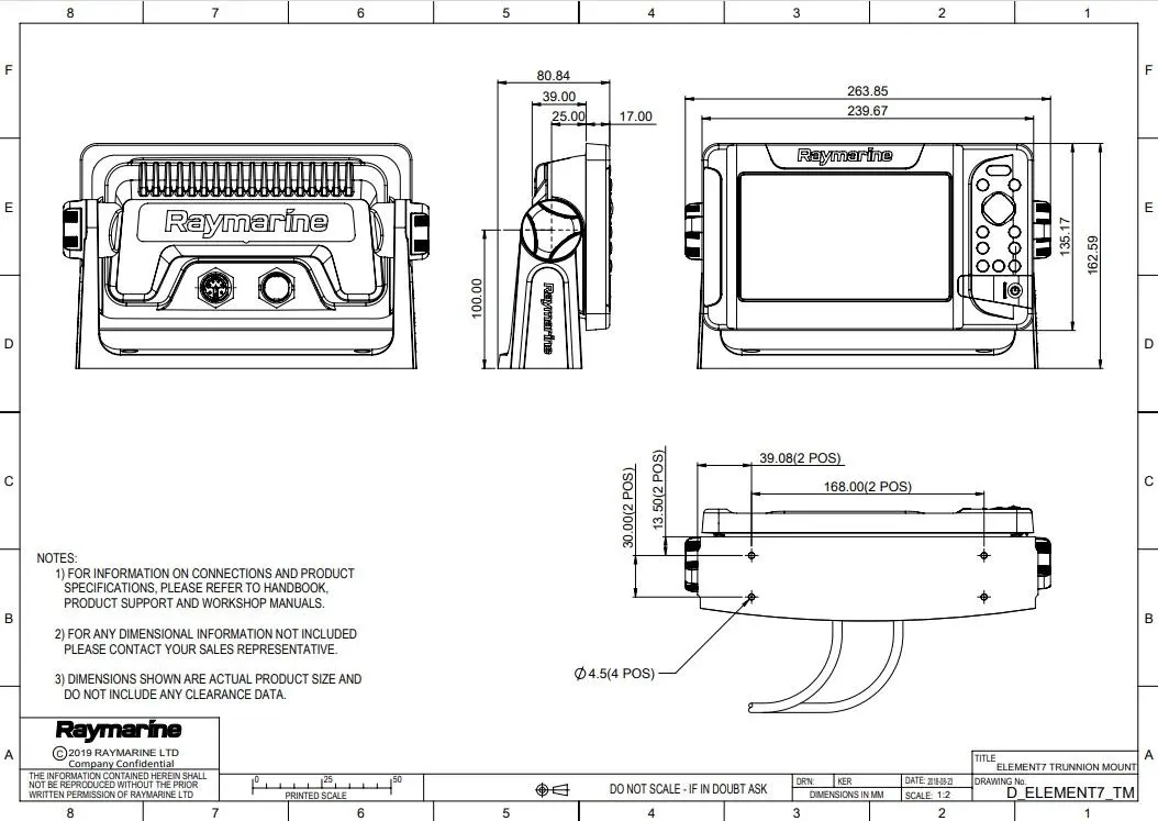 ELEMENT 7 S RAYMARINE CON CARTOGRAFIA LIGHTHOUSE MEDITERRANEO