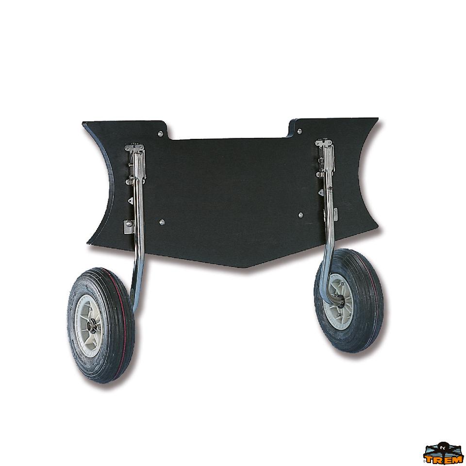 Ruote alaggio per gommoni modello ribaltabileRuote-Wheels Ø mm. 360