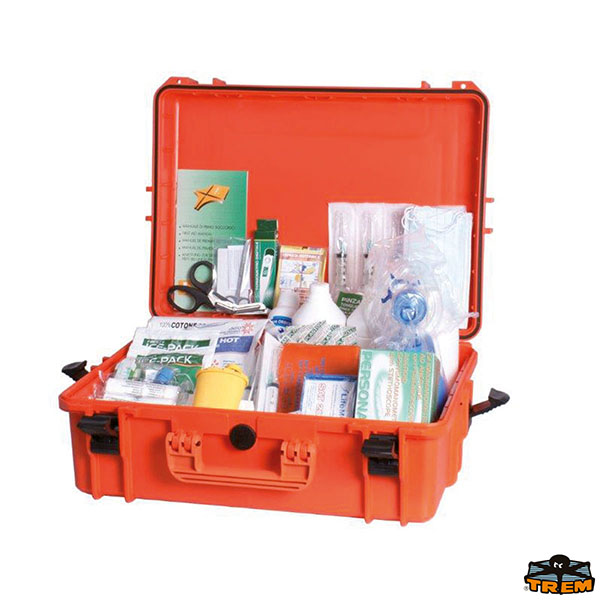 Cassetta pronto soccorso tabella A misure in cm. 55,5 X 42,8 X 21,1 altezza